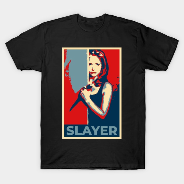 Don't mess with The Slayer, player. T-Shirt by NeverBob